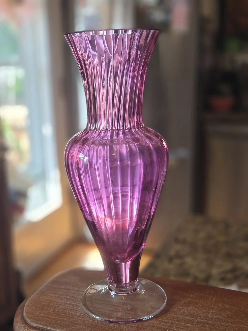 Vintage MCM Fenton Pilgrim Glass Co. Large 12